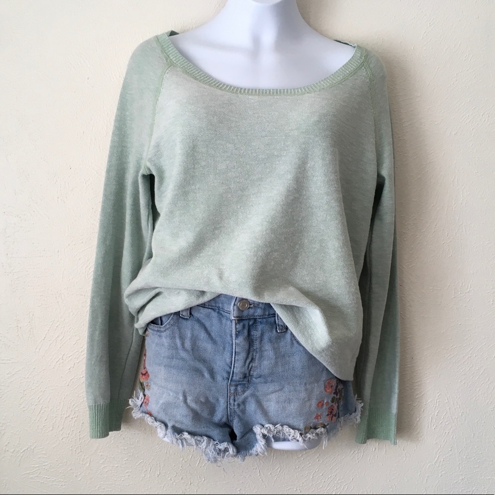 Seafoam Green Mossimo Sweater XL fits Small